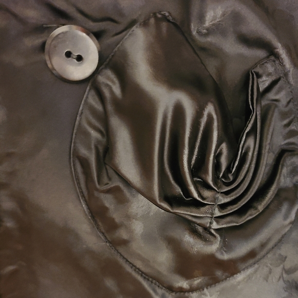 Tissavel by Lou Nierenberg Black Faux Fur Overcoat - Picture 6 of 12